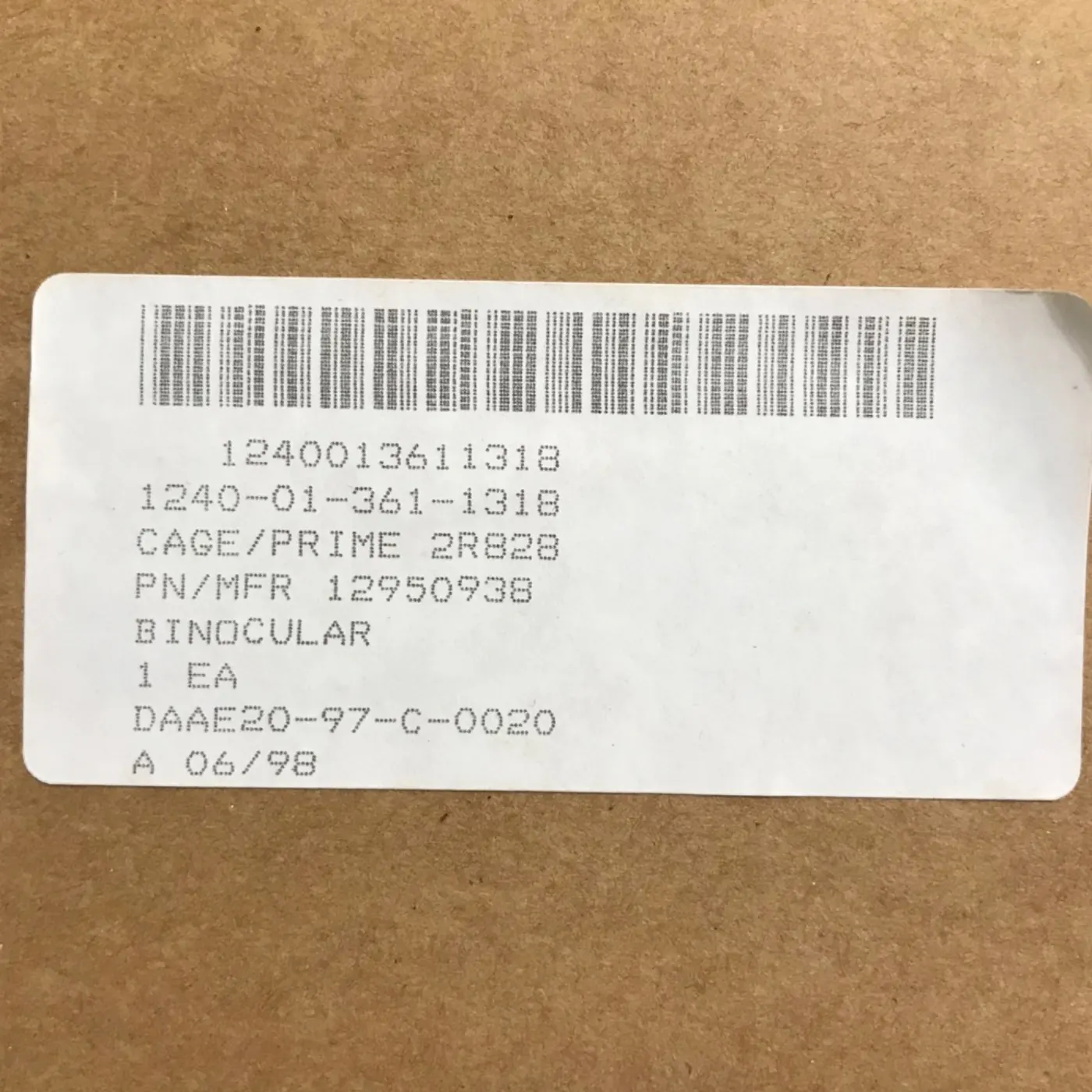 米軍 BINOCULAR M22ビノキュラー 新品 記録写真16